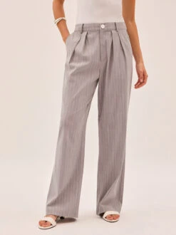 Edith Grey Pinstripe Trousers