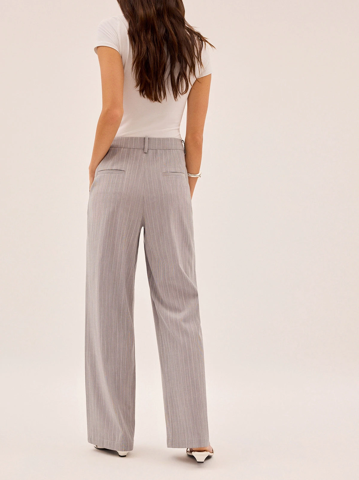 Edith Grey Pinstripe Trousers 5 Edith Grey Pinstripe Trousers - Image 5
