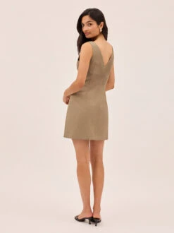 Elodie Tailored Mini Dress 12 Elodie Tailored Mini Dress -Kitri Studio ELODIE TAUPE ECOM 04
