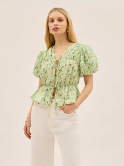 Emma Green Cherry Print Top
