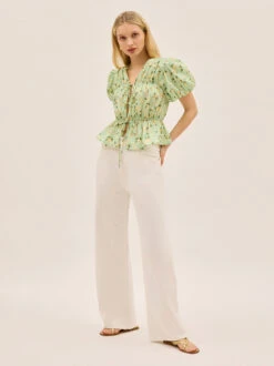 Emma Green Cherry Print Top 8 Emma Green Cherry Print Top -Kitri Studio EMMA GREEN CHERRY ECOM V2 002