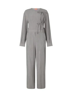 Esther Grey Pinstripe Jumpsuit 11 Esther Grey Pinstripe Jumpsuit -Kitri Studio ESTHER GREY PINKSTRIPE MANNEQUIN