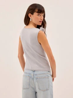 Genevive Silver Knit Top 10 Genevive Silver Knit Top -Kitri Studio GENEVIVE SILVER ECOM 05