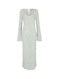 Gia Blue Daisy Print Dress -Kitri Studio GIABLUEDAISY