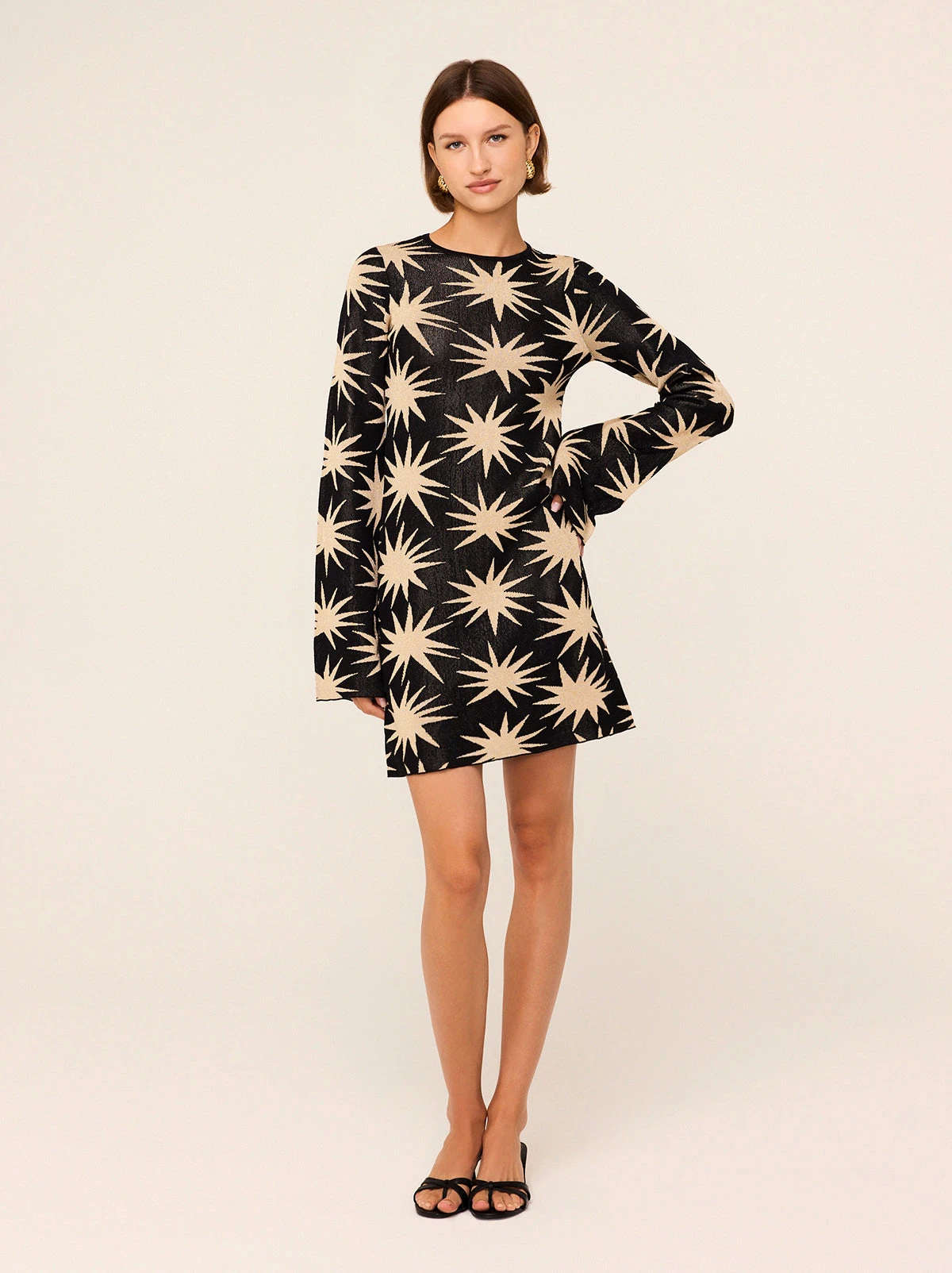 Greta Star Lurex Mini Knit Dress 4 Greta Star Lurex Mini Knit Dress - Image 4