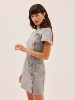 Harlow Grey Mini Dress 10 Harlow Grey Mini Dress -Kitri Studio HARLOW GREY ECOM 03
