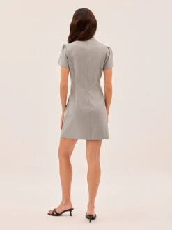Harlow Grey Mini Dress 13 Harlow Grey Mini Dress -Kitri Studio HARLOW GREY ECOM 04