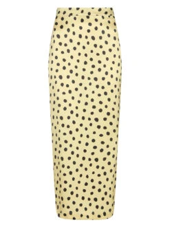 Laurel Butter Polka Dot Satin Skirt 9 Laurel Butter Polka Dot Satin Skirt -Kitri Studio LAUREL BUTTER POLKA DOT MANNEQUIN
