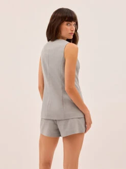 Harley Grey Tailored Shorts -Kitri Studio LEA GREY AND HARLEY GREY ECOM 04 1