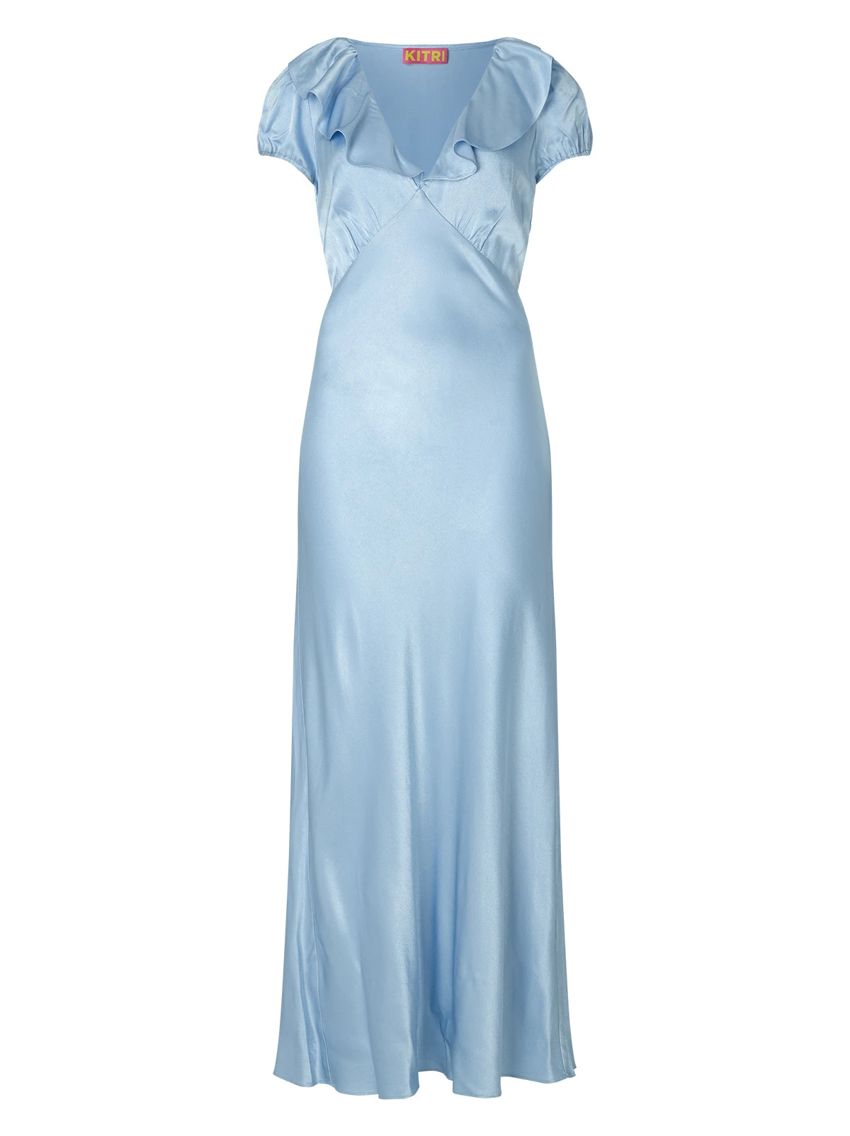 Minka Powder Blue Satin Dress 8 Minka Powder Blue Satin Dress - Image 8