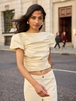 Nyla Vanilla Cotton Top