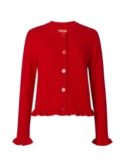 Odile Red Knit Cardigan 9 Odile Red Knit Cardigan -Kitri Studio ODILE RED MANNEQUIN