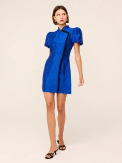 Philippa Cobalt Blue Mini Dress 8 Philippa Cobalt Blue Mini Dress -Kitri Studio PHILIPPACOBALTBLUE 022V2