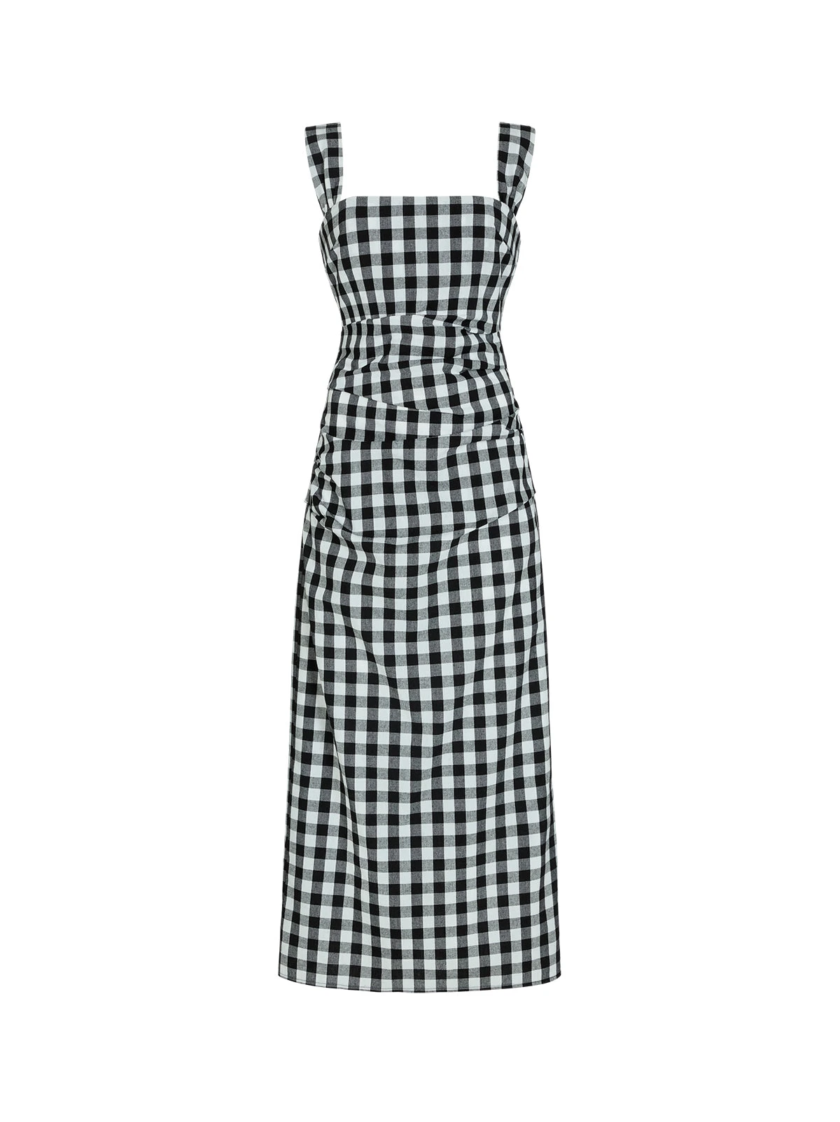 Rita Gingham Linen Blend Dress 7 Rita Gingham Linen Blend Dress - Image 7