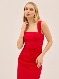 Rita Red Cotton Dress 12 Rita Red Cotton Dress -Kitri Studio RITA RED ECOM V2 003