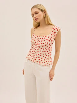 Rosaline Red Polka Dot Top 7 Rosaline Red Polka Dot Top -Kitri Studio ROSALINE RED POLKA DOT ECOM V2 003