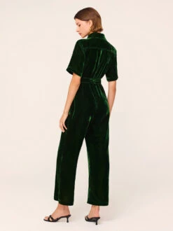 Serena Green Velvet Jumpsuit 10 Serena Green Velvet Jumpsuit -Kitri Studio SERENAGREENVELVET 002V2