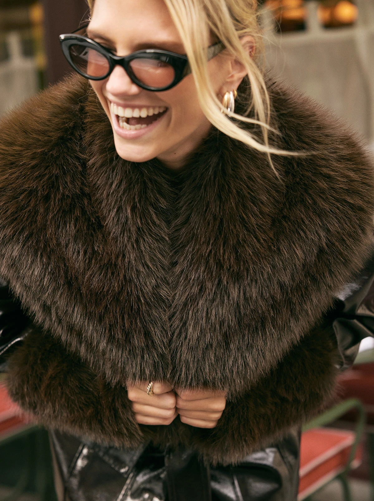 Sophie Dark Chocolate Vinyl Jacket 10 Sophie Dark Chocolate Vinyl Jacket - Image 10