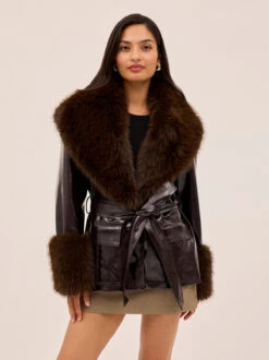 Sophie Dark Chocolate Vinyl Jacket 15 Sophie Dark Chocolate Vinyl Jacket -Kitri Studio SOPHIE CHOCOLATE ECOM 02