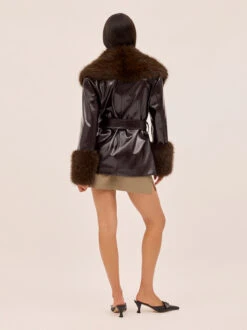 Sophie Dark Chocolate Vinyl Jacket 17 Sophie Dark Chocolate Vinyl Jacket -Kitri Studio SOPHIE CHOCOLATE ECOM 03
