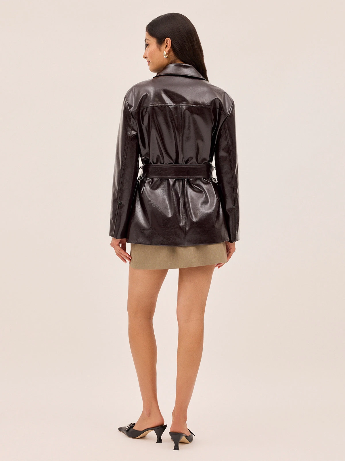 Sophie Dark Chocolate Vinyl Jacket 9 Sophie Dark Chocolate Vinyl Jacket - Image 9