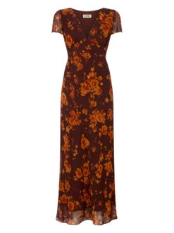 Talia Autumn Rose Print Dress 17 Talia Autumn Rose Print Dress -Kitri Studio TALIA AUTUMN ROSE MANNEQUIN