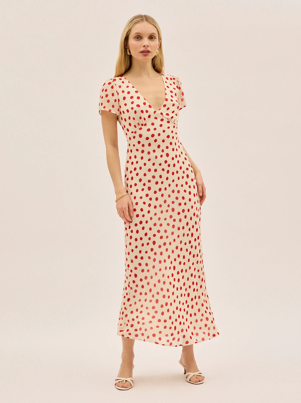 Talia Red Polka Dot Dress 5 Talia Red Polka Dot Dress - Image 5
