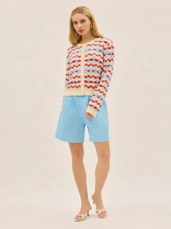 Terri Multi Knit Cardigan 7 Terri Multi Knit Cardigan -Kitri Studio TERRI BLUE KNIT CHECK ECOM V2 003