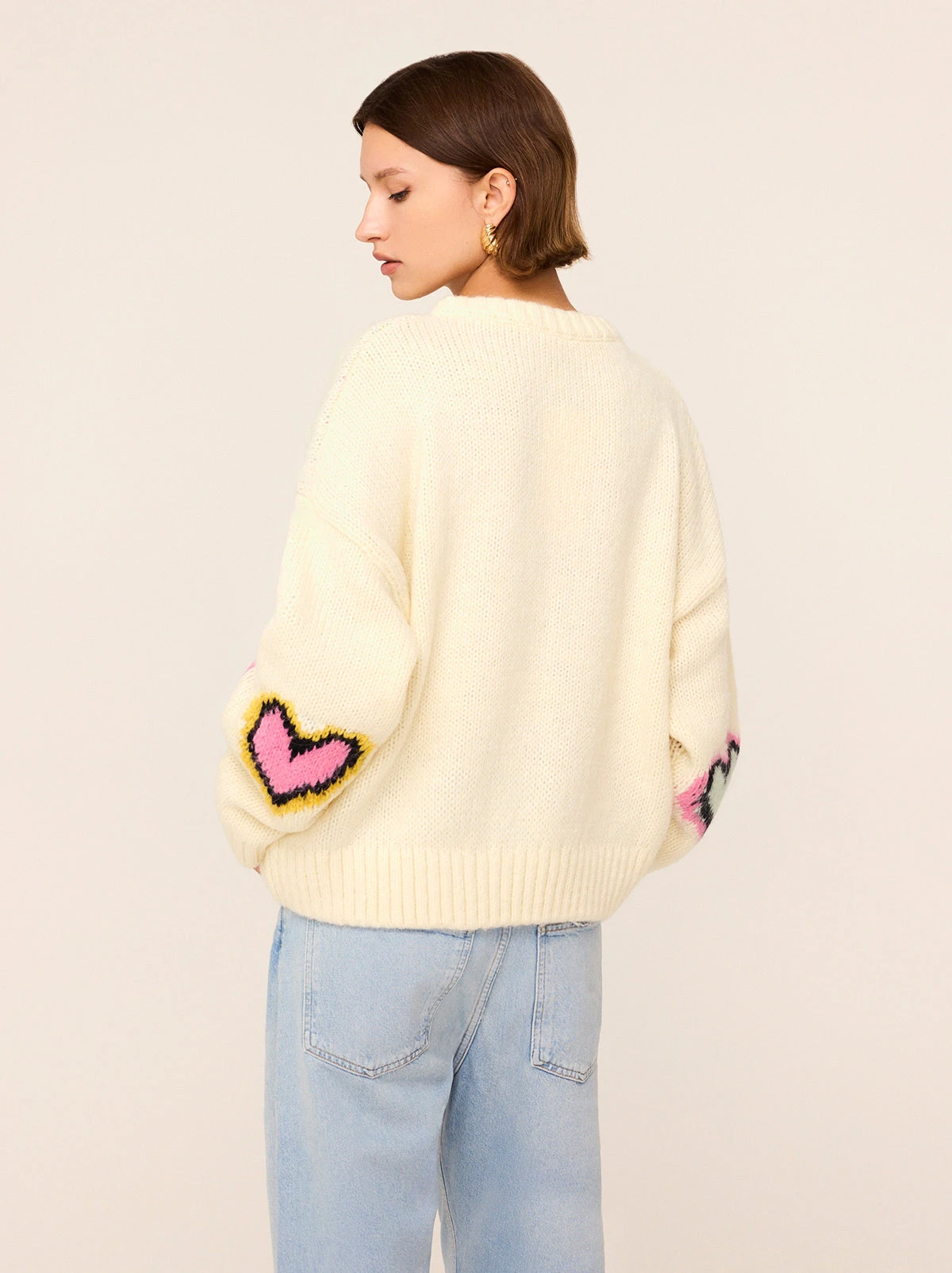 Darina Venus Intarsia Knit Sweater 4 Darina Venus Intarsia Knit Sweater - Image 4