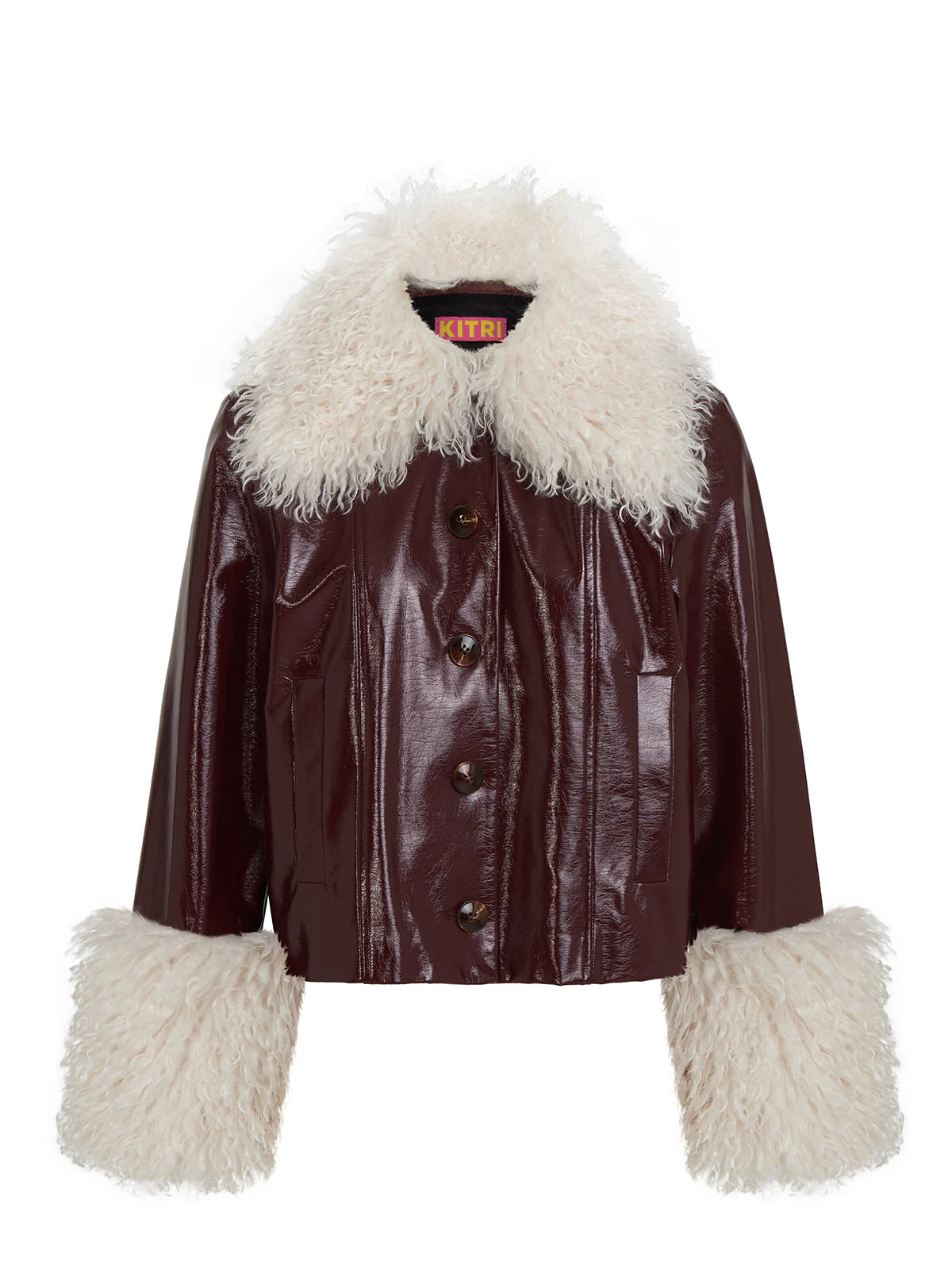 Bonnie Burgundy Vinyl Jacket 7 Bonnie Burgundy Vinyl Jacket - Image 7