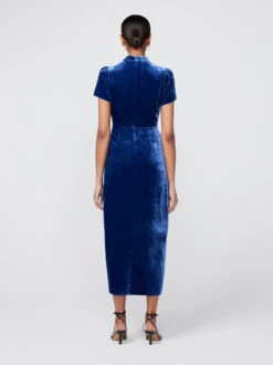 Carmella Navy Velvet Midi Dress 9 Carmella Navy Velvet Midi Dress -Kitri Studio carmella navy velvet midi dress by kitri studio 42024881226028