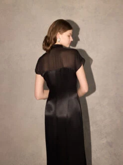 Clio Black Embroidered Midi Dress -Kitri Studio clio black embroidered midi dress by kitri studio 46356347846956