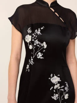 Clio Black Embroidered Midi Dress -Kitri Studio clio black embroidered midi dress by kitri studio 46356347978028