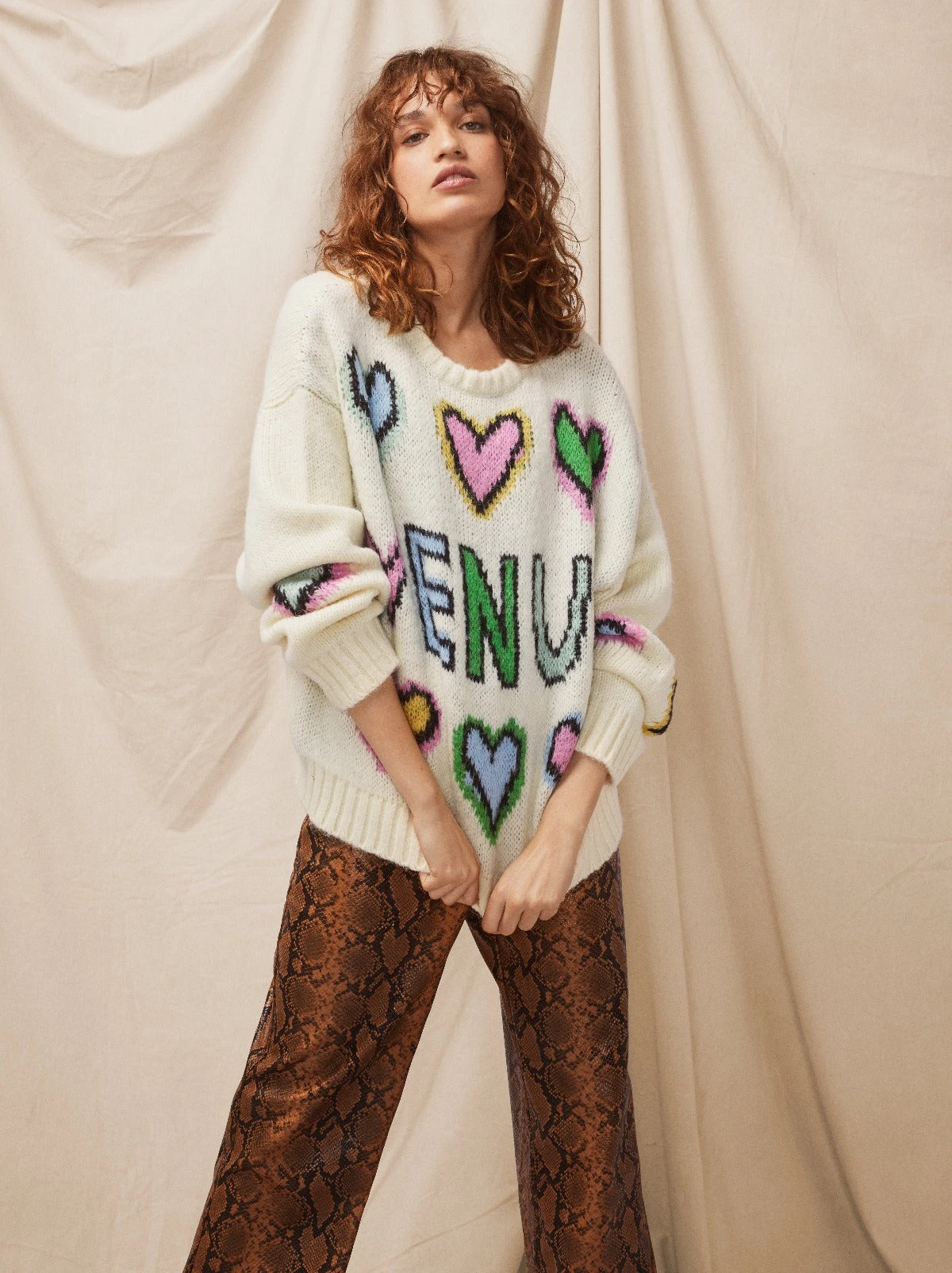 Darina Venus Intarsia Knit Sweater 6 Darina Venus Intarsia Knit Sweater - Image 6