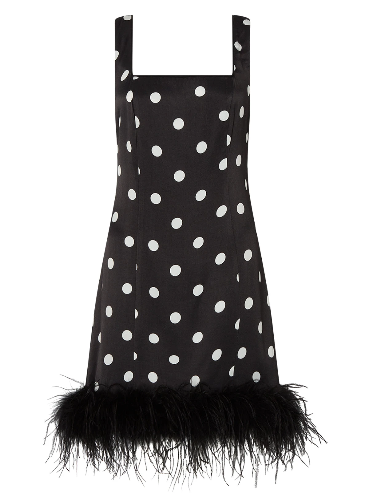 Edina Black Polka Dot Mini Dress 5 Edina Black Polka Dot Mini Dress - Image 5