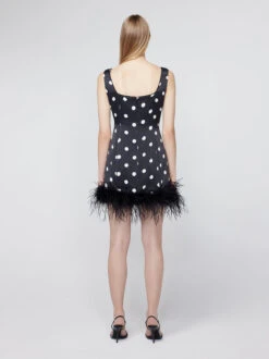 Edina Black Polka Dot Mini Dress 9 Edina Black Polka Dot Mini Dress -Kitri Studio edina black polka dot mini dress by kitri studio 42000320758060