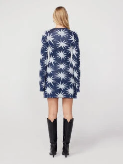 Greta Navy Star Lurex Knit Mini Dress 8 Greta Navy Star Lurex Knit Mini Dress -Kitri Studio greta navy star lurex knit mini dress by kitri studio 42460254863660