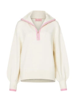 Lorna Ivory Alpaca Blend Zip Collar Sweater 14 Lorna Ivory Alpaca Blend Zip Collar Sweater -Kitri Studio lorna ivory alpaca blend zip collar sweater by kitri studio 14753717354547