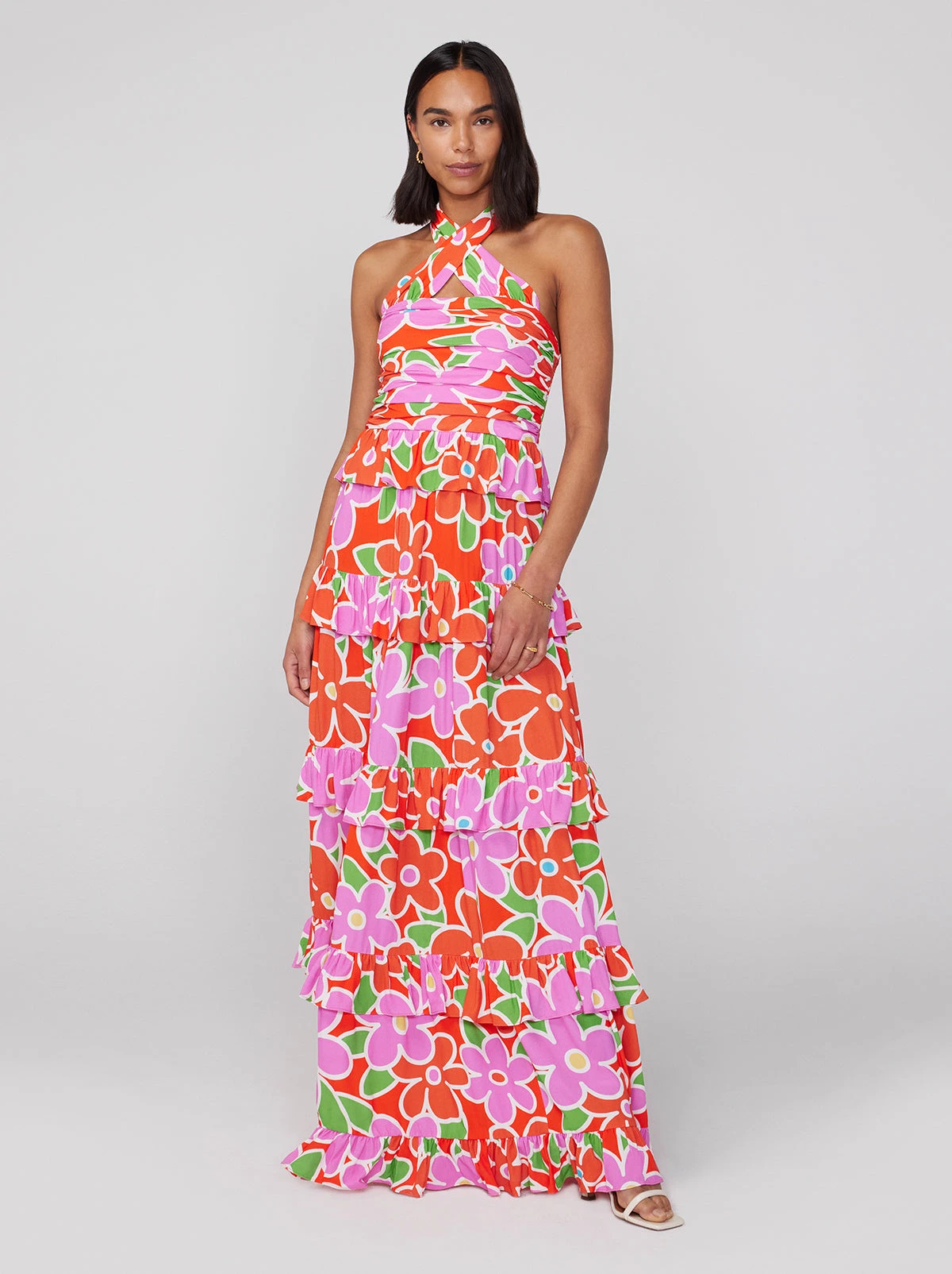 Romily Floral Print Maxi Dress 3 Romily Floral Print Maxi Dress - Image 3