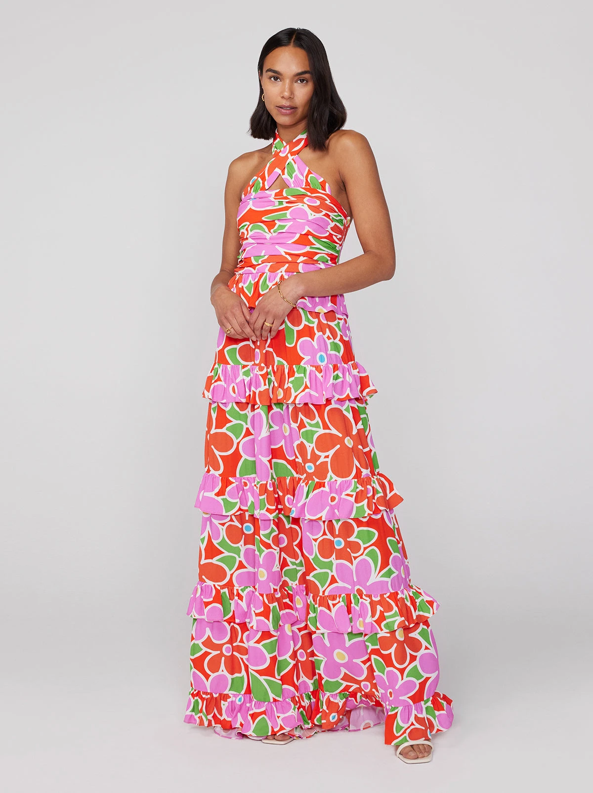 Romily Floral Print Maxi Dress 2 Romily Floral Print Maxi Dress - Image 2