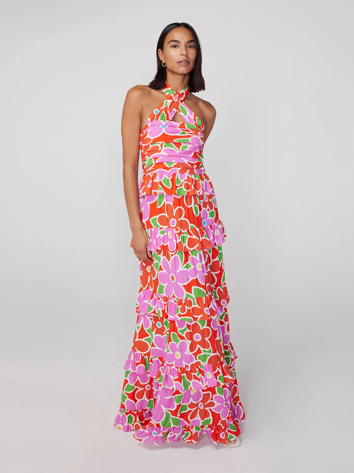 Romily Floral Print Maxi Dress 4 Romily Floral Print Maxi Dress - Image 4