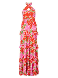 Romily Floral Print Maxi Dress 13 Romily Floral Print Maxi Dress -Kitri Studio romily floral print maxi dress by kitri studio 41826409906476