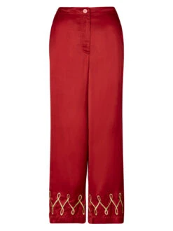 Romina Merlot Cygnus And Lyra Embroidered Trousers 10 Romina Merlot Cygnus And Lyra Embroidered Trousers -Kitri Studio romina merlot cygnus and lyra embroidered trousers by kitri studio 45101246939436