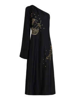 Vavara Black Opera Embroidered One Shoulder Maxi Dress 13 Vavara Black Opera Embroidered One Shoulder Maxi Dress -Kitri Studio vavara black opera embroidered one shoulder maxi dress by kitri studio 46357934801196