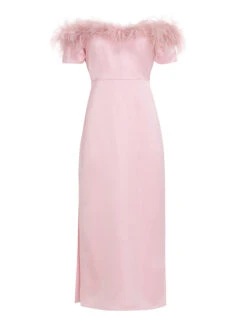 Vivien Pink Feather Midi Dress 11 Vivien Pink Feather Midi Dress -Kitri Studio vivien pink feather midi dress by kitri studio 46357971599660